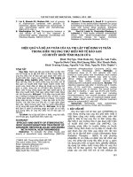 Hiệu quả và độ an toàn của xạ trị lập thể định vị thân trong điều trị ung thư biểu mô tế bào gan có huyết khối tĩnh mạch cửa