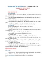 Giáo án môn mỹ thuật lớp 1   bộ chân trời sáng tạo