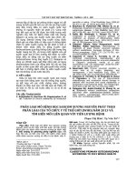 Phân loại mô bệnh học sarcom xương nguyên phát theo phân loại của tổ chức y tế thế giới (WHO) năm 2013 và tìm hiểu mối liên quan với tiên lượng bệnh