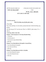 ĐA cung cấp điện  thiết kế cung cấp điện phân xưởng cơ khí. EPU