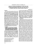 Khảo sát nồng độ hormone tuyến cận giáp ở bệnh nhân bệnh thận mạn lọc máu chu kỳ tại Bệnh viện hữu nghị đa khoa Nghệ An