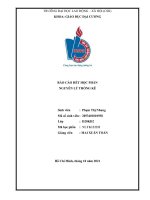 BÁO CÁO HẾT HỌC PHẦN NGUYÊN LÝ THỐNG KÊ 