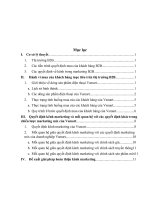 Diễn giải hành vi mua khách hàng trên thị trường B2B mục tiêu của Vsmart. Phân tích nội dung các quyết định kênh marketing và mối quan hệ giữa nó với các quyết định marketing khác trong marketing mix.