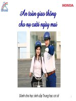 An toàn giao thông THCS năm 2021   2022 PPT