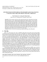 Đổi mới sử dụng di tích khi dạy bài nội khoá Lịch Sử địa phương ở Trường trung học phổ thông tỉnh Thừa Thiên Huế