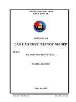 KẾ TOÁN NGUYÊN vật LIỆU 