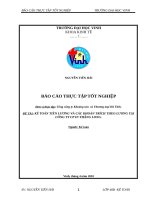 KẾ TOÁN TIỀN LƯƠNG và các KHOẢN TRÍCH THEO LƯƠNG tại CÔNG TY CP IN THĂNG LONG  