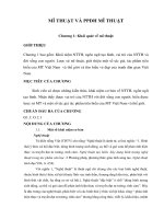 GIÁO TRÌNH MỸ THUẬT VÀ PHƯƠNG PHÁP DẠY HỌC MỸ THUẬT