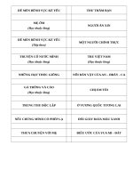 DẾ MÈN BÊNH VỰC KẺ YẾU