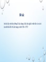 Môn đường lối Cách Mạng Việt Nam