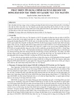 Phát triển tín dụng chính sách xã hội đối với đồng bào dân tộc thiểu số tại khu vực Tây Nguyên