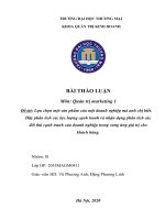 Phân tích các lực lượng cạnh tranh và nhận dạng phân tích các đối thủ cạnh tranh của KFC trong cung ứng giá trị cho khách hàng.