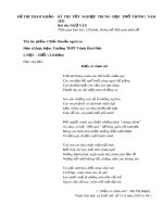 Đề thi thử THPT Quốc gia năm 2021 môn Ngữ văn có đáp án - Trường THPT Trịnh Hoài Đức