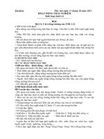 giáo án ngang lớp 2 kết nối tri thức