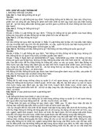 99 CÂU HỎI - ĐÁP VỀ LUẬT THỐNG KÊ