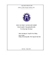 báo cáo thực tập công ty VNPT IT 