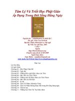 Tâm Lý Và Triết Học Phật Giáo Áp Dụng Trong Đời Sống Hằng Ngày Nguyên tác: "Abhidhamma in daily life", Tác giả: Nina Van Gorkom Ðại đức Thiện Minh dịch Việt ngữ