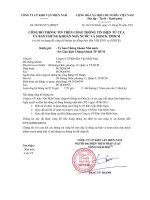 ĐIỀU LỆ TỔ CHỨC VÀ HOẠY ĐỘNG CÔNG TY CP KHO VẬN MIỀN NAM