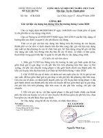 Giá vật liệu xây dựng lưu thông trên thị trường tháng 4 năm 2020.Tỉnh Lai Châu