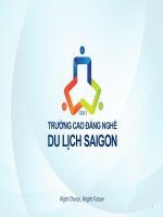 Bài giảng Giám sát bộ phận phòng: Chương 1.4 - Trường CĐ nghề Du lịch SaiGon