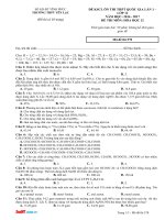 De thi thu THPT Quoc Gia 2017 mon Hoa hoc ma 570 THPT Yen Lac