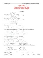180 CAU TRAC NGHIEM PT MU LOGARIT