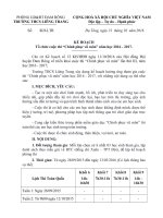 KH chinh phuc vu mon cap truong lan 3