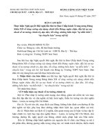 Cam ket thuc hien Nghi quyet TW4 va Chi thi 05