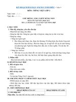 Giáo án môn Tiếng Việt lớp 2 Sách Cánh Diều - Tuần 9