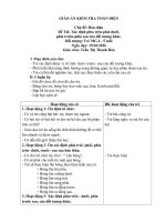 Giao an nhan biet phia truoc phia sau tren duoi cua doi tuong khac