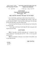 Quyet dinh cap giay chung nhan giao vien chu nhiem gioi