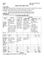 Kiem tra 1 tiet ly 8 tuan 9