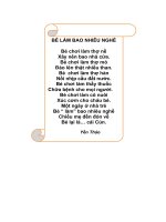 be lam bao nhieu nghe
