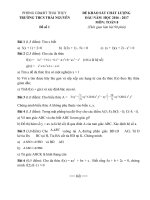 De khao sat chat luong dau nam Toan 8