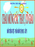 Tiếng Việt 3 - Tập đọc - Tuần 7 - Bận