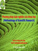 Phương pháp luận nghiên cứu khoa học(Methodology of Scientific Research)