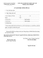 LY LICH HOC SINH 1617