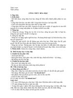 CÔNG THỨC HÓA HỌC