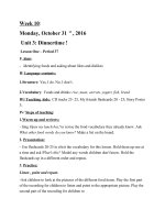 giao n tieng anh 4 tuan 10 21 Thuy van