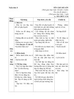 giáo án tuần 8 GIA ĐÌNH BÉ