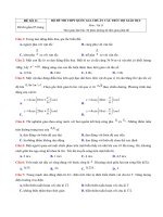 De thi thu minh hoa THPTQG nam 2017 mon Vat Ly De 11 File word co loi giai