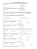 TRAC NGHIEM TOAN 8 HOC KI 2