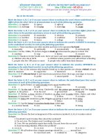 DE LUYEN THI THPT QG 2017