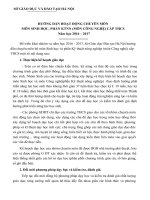 HD chuyen mon Sinh KTNN