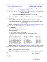 Quyet dinh thanh lap Ban to chuc hoi thi an toan giao thong