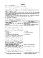 Giáo án ATGT lớp 2A - Tuần 3