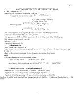 ly thuyet can thiet ve cau tao nguyen tu va he thong tuan hoan