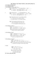 tong hop ngu phap tieng anh 9 hkI