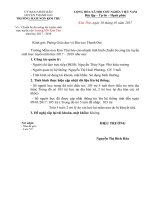 Bao cao chuan bi cho cong tac tuyen sinh truc tuyen nam hoc 20172018
