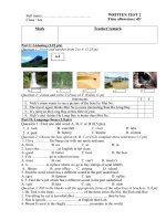 Test No 2 English 6